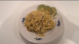 Frisk pasta med laks Pasta with salmon [upl. by Initirb]