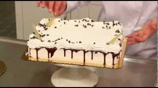 Decorating a BaseIced Quarter Sheet Cake [upl. by Amaso]