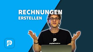 Erste Schritte 6  Rechnungen erstellen [upl. by Warfeld]