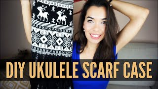 Make A Ukulele Case from a SCARF DoItYourself ✂ [upl. by Hsot839]