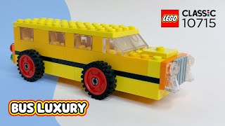 LEGO Classic 10715 Bus Luxury Building Instructions [upl. by Bruner]