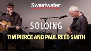 Live at Sweetwater Soloing with Tim Pierce and Paul Reed Smith [upl. by Anadroj]