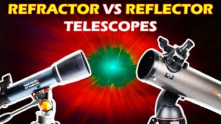 Refractor vs Reflector telescope explained for beginners [upl. by Alyahs]