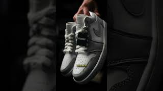 You NEED These Air Jordan 1 Low White Wolf Grey Womens 2021 😍 shorts [upl. by Burg]