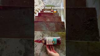 I crash most expensive wines bottles it’s worth 25000💲Viral YouTubeshortsviral￼Expensive [upl. by Birgitta]