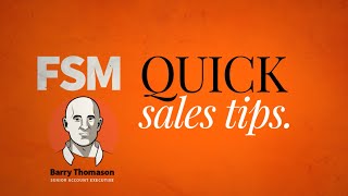 FSM Quick Sales Tips Selling Salesforce as a Platform [upl. by Costello366]