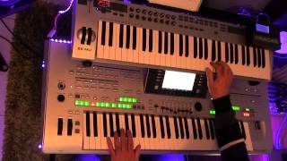 Boney M  Rasputin COVER played on tyros 3 with organ sounds [upl. by Narod]