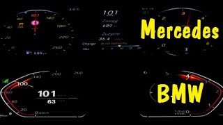 BMW 320d G20 190 HP VS Mercedes C220d 194 HP Acceleration 0200 kmh [upl. by Salamone258]