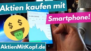 Aktien kaufen mit Smartphone 5000 € in Berkshire Hathaway via App investiert [upl. by Terrena]