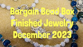 Bargain Bead Box Finished Jewelry December 2023 [upl. by Dorrahs404]