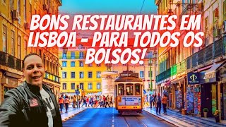 6 Dicas de Restaurantes em Lisboa [upl. by Yelsiap]