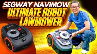 Segways Ultimate New Robotic Lawnmower  i110N Review [upl. by Sargent]