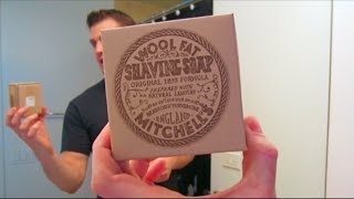 Mitchells Wool Fat Shaving Soap  Shave Review [upl. by Irmo]