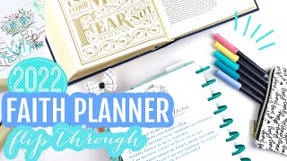 📖 Faith Journal Set Up in a Happy Planner amp Flip Through  2022 Spoonful of Faith Happy Planner [upl. by Allecram]