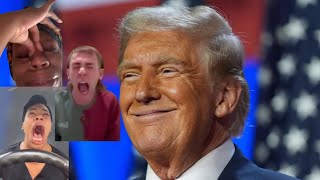 Lefties in tears following Donald Trumps presidential victory [upl. by Adlez720]