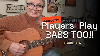 BRING ON THE BASS  Acoustic Guitar TIPS  Learn Four Methods Improve Style Fender Highway [upl. by Atiuqahc260]