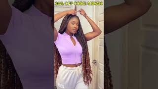 Passion Twists Using Water Wave Fro Twist 🔥 Twist Tutorial Beginner Friendly mybraidedwig [upl. by Arraeit724]