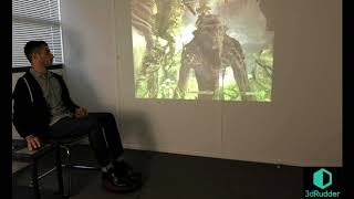 Skyrim with the 3dRudder foot motion controller [upl. by Atilek]