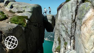 Kjerag Hike and Kjeragbolten Norway Amazing Places [upl. by Treharne384]