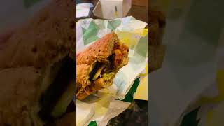 Trying out the best veg Subway  Subway honest review [upl. by Jochebed293]