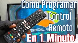 Como Programar CONTROL REMOTO Universal en 1 minuto  Configurar control remoto para TV [upl. by Mcnully]