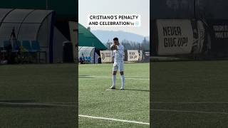 CRISTIANO’S PENALTY AND CELEBRATION🐐 shorts [upl. by Kinsler]