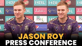 Jason Roy Press Conference  Peshawar Zalmi vs Quetta Gladiators  Match 25  HBL PSL 8  MI2A [upl. by Safier106]