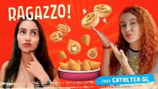 Provando coxinhas salgadas do Ragazzo  Qual a melhor  ft Entreterse [upl. by Nynahs]