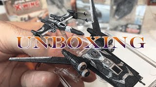 XWing Wave 14 Saws Renegades Unboxing Movable SFoils XWing 10 and 20 combined [upl. by Twelve]