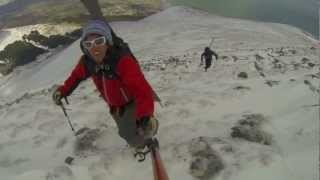 Skiing in Ireland  Mourne Mountains [upl. by Lowson]