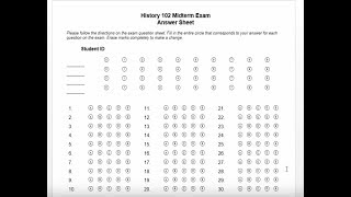 How to Create a Multiple Choice Test Answer Sheet In Word for Remark Office OMR [upl. by Ripley852]