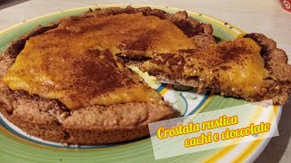 Crostata rustica cachi e cioccolato [upl. by Asilram767]