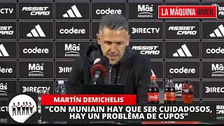 DEMICHELIS EN CONFERENCIA DE PRENSA “CON MUNIAIN HAY QUE SER CUIDADOSOS HAY UN PROBLEMA DE CUPOS” [upl. by Leorsiy]