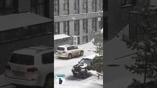 Karaganda m hui bhut tej baraf bariii  snow abroad viralvideo karaganda [upl. by Nodyroc]