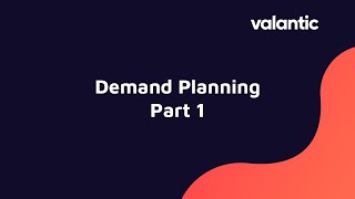 Supply Chain Insights in Anaplan  Demand Planning Part 1 [upl. by Cthrine]