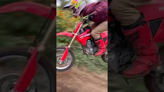 Flying on a new CRF150R [upl. by Odlawso]