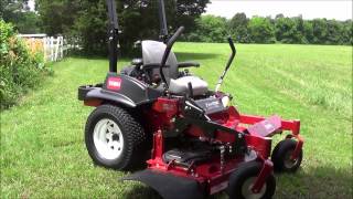 Toro ZMaster 2000Exmark LazerZ Eseries Zero Turn Review [upl. by Eryn904]