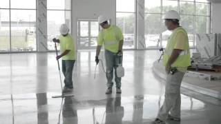 How to Densify Polished Concrete With Prosoco Consolideck LS [upl. by Leeann]