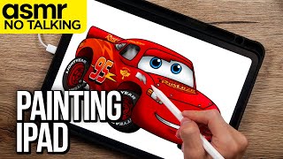 asmr ipad painting  no talking  asmr for sleep [upl. by Amik]