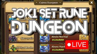 LIVE JOKI SET RUNE DUNGEON PART 2  Summoners War Indonesia [upl. by Taber616]