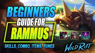 RAMMUS IS OUT  Guide for Skill Combo Builds and Gameplay [upl. by Eojyllib12]