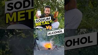 Alcohol and sodium ashusir scienceandfun experiment chemistry shorts [upl. by Jacobba]