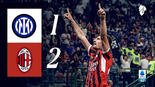 Pulisic amp a late Gabbia winner  Rossoneri win derby  Inter 12 AC Milan  Serie A Highlights [upl. by Akinej]