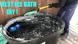 BEST DIY COLD PLUNGE STOCK TANK [upl. by Anerb729]