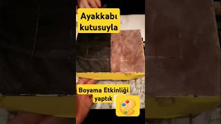 Ayakkabı Kutusuyla Boyama Etkinliği Yaptık🎨🎉 [upl. by Peednama]