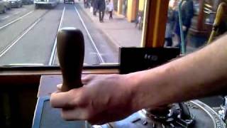 Driving an old tram in Oslo [upl. by Enajyram]