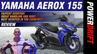 Yamaha Aerox 155  What Makes It So Good  Review  PowerDrift [upl. by Hepsibah]