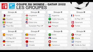 REPLAY  Retrouvez le tirage au sort de la Coupe du monde 2022 • FRANCE 24 [upl. by Elvah945]