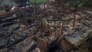 Fountaingrove Golf Course Clubhouse Destroyed Tubbs Fire [upl. by Atteynod920]