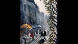 Painting Watercolour Outdoors with Sean Terrington Wright [upl. by Ahsima]